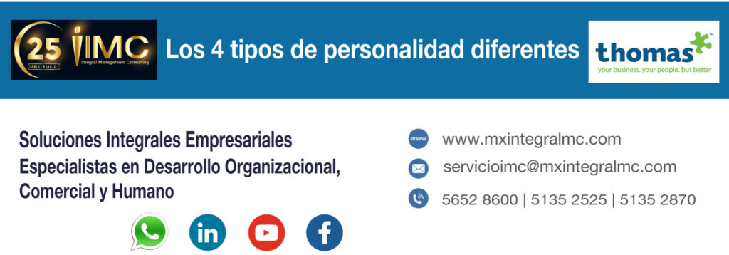 Los 4 Tipos De Personalidad Diferentes - IMC