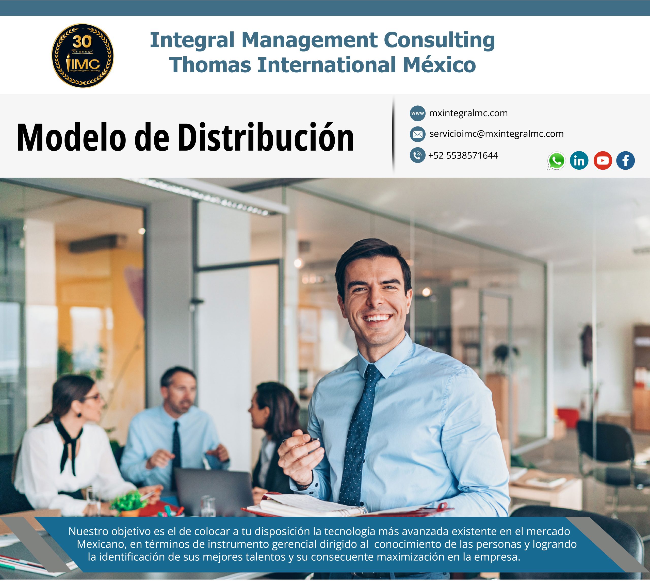 Modelo de Distribución IMC Thomas sección 1